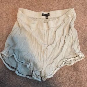 Kendall and Kylie green shorts.